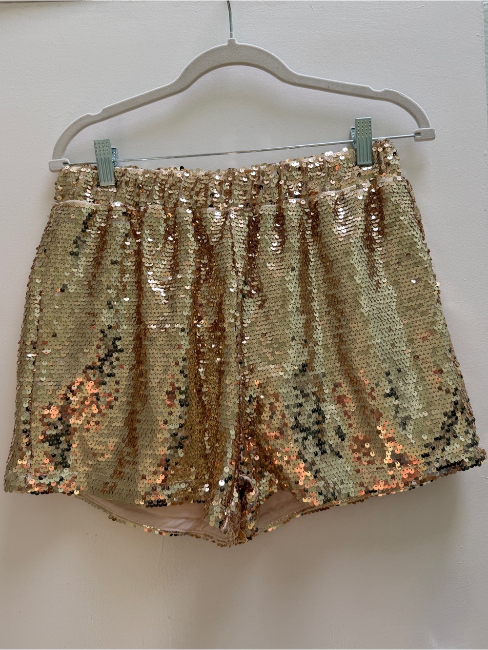Gold Sequin Shorts - Sincerely Jules